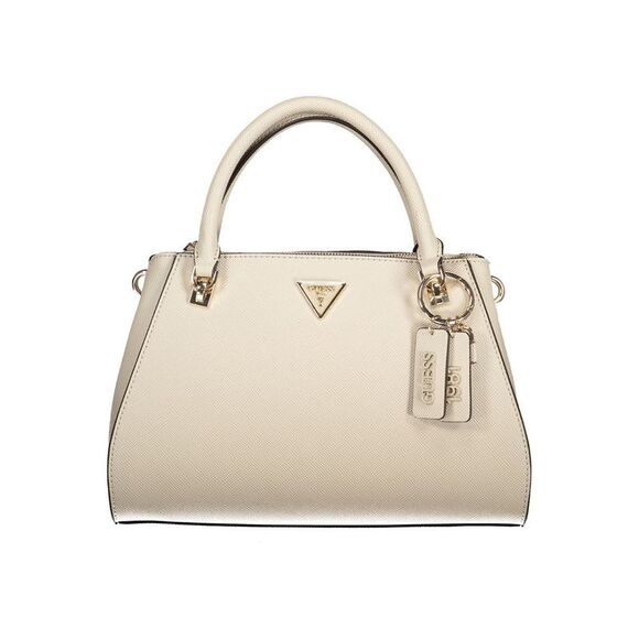 Guess Jeans Beige Polyurethane Women Women's Handbag